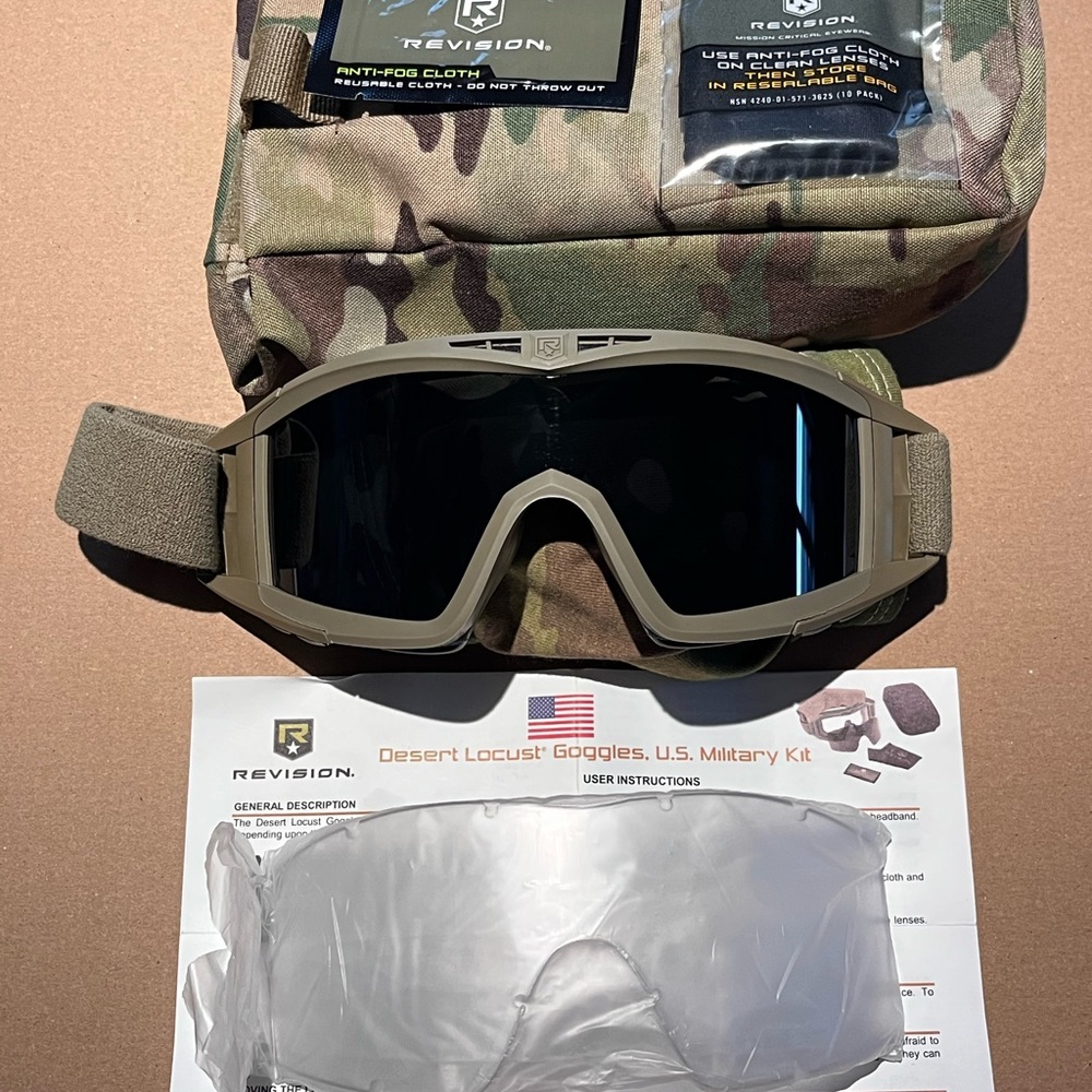 Revision Desert Locust Goggles with Case